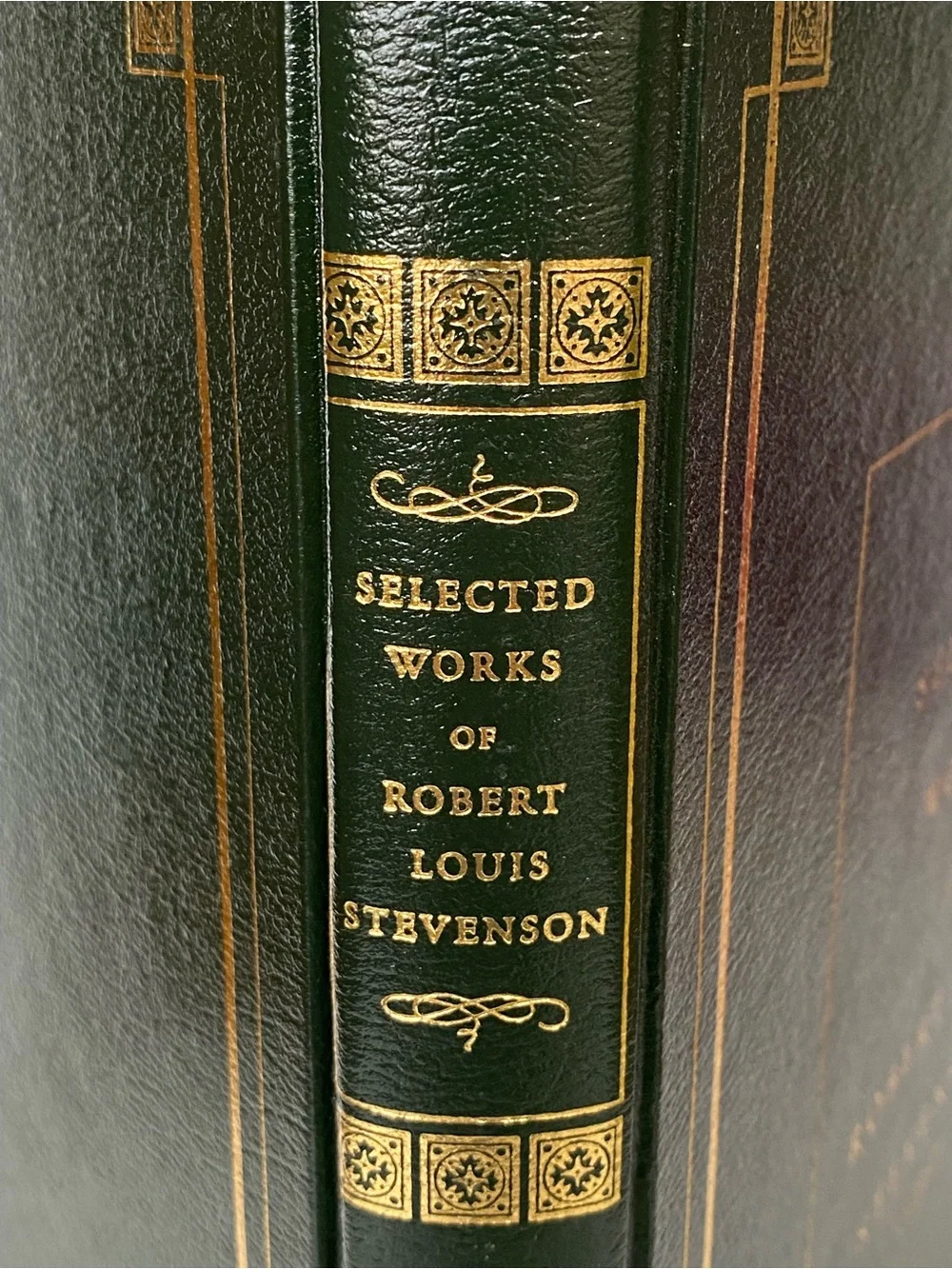 Selected Works Of Robert Louis Stevenson Mundus 2002 Oversized Leather Hardcover